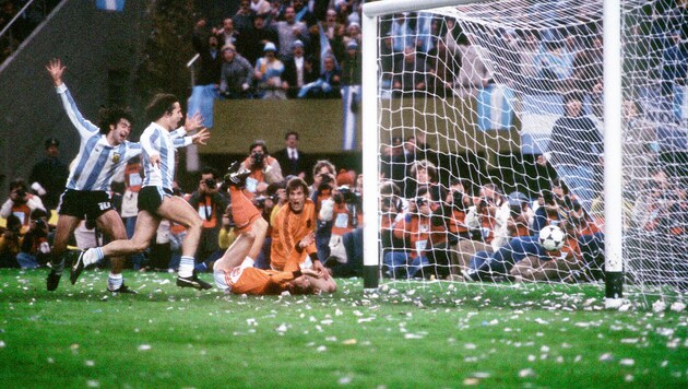 Argentinien gegen die Niederlande 1978 (Bild: APA/AFP/STAFF)
