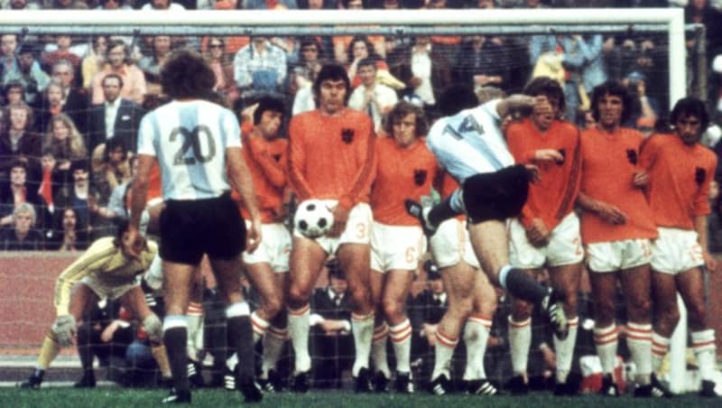 Argentinien gegen die Niederlande 1974 (Bild: AFP)