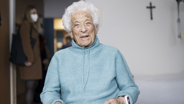 Stefanie Kürner wurde am Mittwoch 111 Jahre alt. (Bild: Max Mayrhofer)