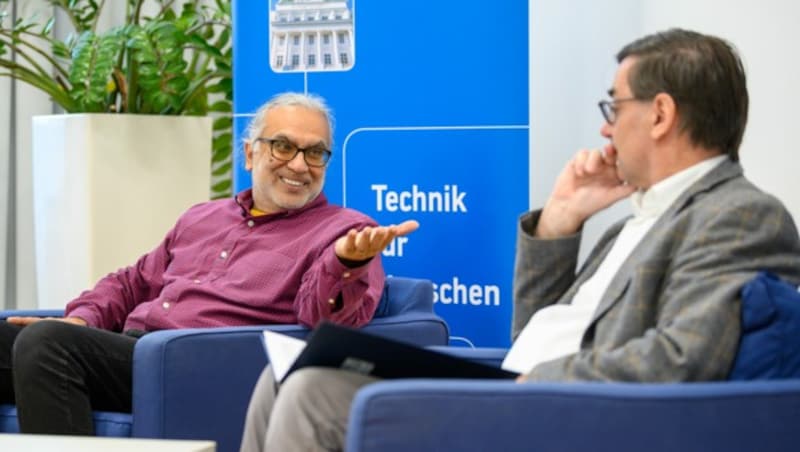 Investor Peter Relan (links) und Hermann Hofbauer (Bild: Matthias Heisler)