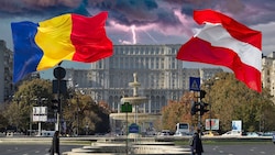 Zwischen Wien und Bukarest gibt es seit dem Veto Österreichs dicke Luft. (Bild: stock.adobe.com; AFP Krone KREATIV,)