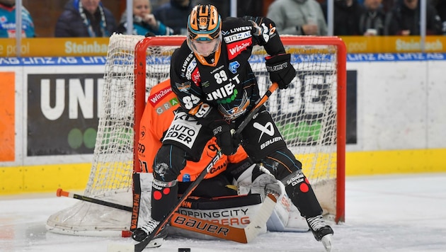 Marco Brucker morgen gegen die Vienna Capitals (Bild: Dostal Harald)