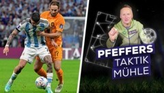 Toni Pfeffer analysiert die Partie zwischen Holland und Argentinien. (Bild: AFP/Alberto Pizzoli)