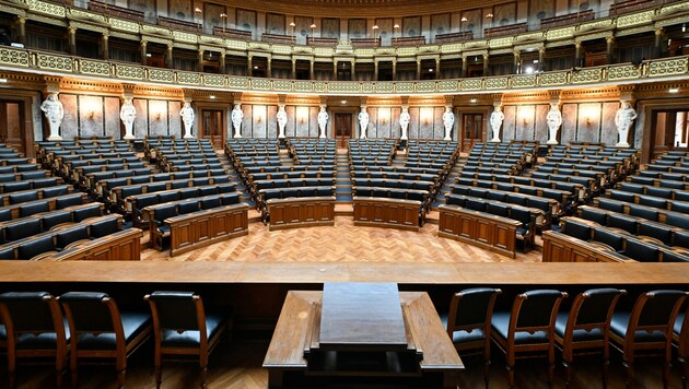 Blick in den Reichsratssitzungssaal (Bild: APA/Hans Klaus Techt)