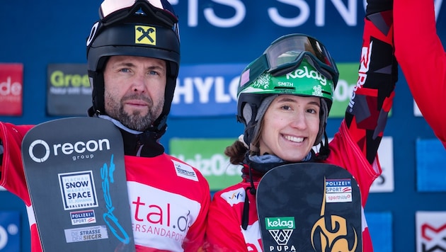 Andreas Prommegger und Daniela Ulbing (Bild: APA/dpa/Marius Becker)