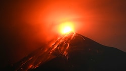 Der Vulkan Fuego in Guatemala ist erneut ausgebrochen. (Bild: APA/AFP/Johan ORDONEZ)
