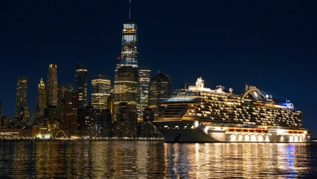 Die „Seascape“ erreichte New York am 6. Dezember 2022 (Bild: Michel Verdure, MSC Cruises)