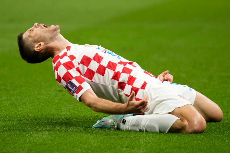 Kramaric mit Tapedesign (Bild: Associated Press)