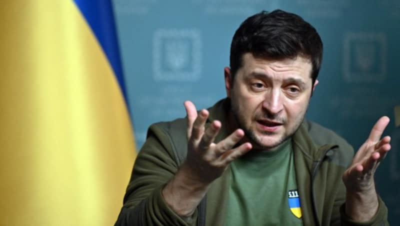 Selenskyj geht mit seinem mit Maximalforderungen gespickten Friedensplan „all-in“. (Bild: AFP)