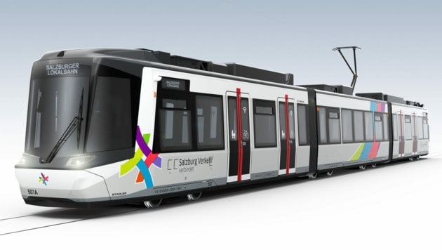 Das sind die neuen Zuggarnituren der Salzburger Lokalbahn (Bild: DÖLLMANN Design + Architektur ZT GmbH)