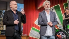 Der Deutsche und der Lustige: Dirk Stermann (rechts) und Christoph Grissemann (links) (Bild: ORF)