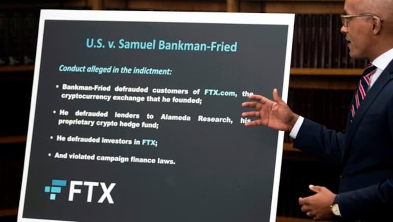 Die USA werfen Bankman-Fried Betrug vor. (Bild: AP)
