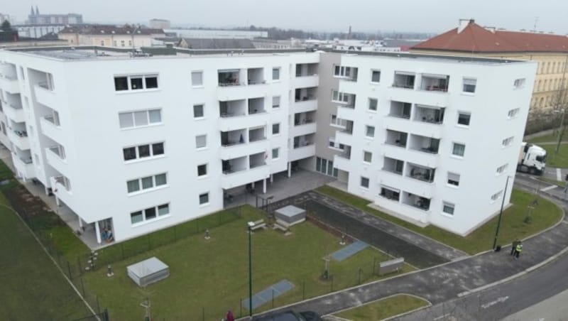 Das Haus Generationenwohnen der Welser Heimstätte in der Linzer Straße in Wels. (Bild: Welser Heimstätte)