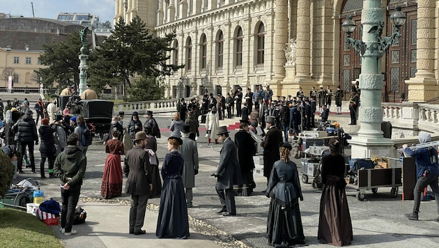 Wien bietet atemberaubende Kulissen, wie für „Corsage“ - in Zukunft geht vieles auch Indoor. (Bild: Vienna Film Commission)