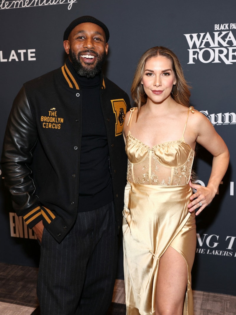 Stephen Boss mit seiner Frau Allison Boss bei der „Critics Choice Association‘s 5th Annual Celebration Of Black Cinema & Television“ am 5. Dezember 2022 in Los Angeles (Bild: APA/Matt Winkelmeyer/Getty Images for Critics Choice Association/AFP)