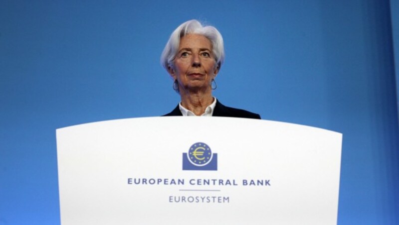 Notenbank-Chefin Christine Lagarde (Bild: AFP)