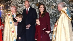 Catherine, die britische Prinzessin von Wales, organisiert seit Jahren ein großes Weihnachtskonzert in der Westminster Abbey. Auch am Ende dieses schwierigen Jahres soll eines stattfinden. (Bild: APA/AFP/POOL/HENRY NICHOLLS)