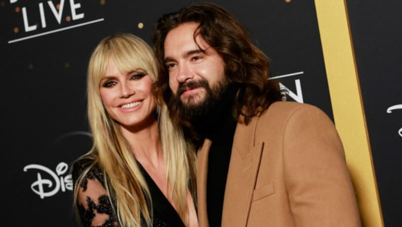 Heidi Klum und ihr Ehemann Tom Kaulitz (Bild: APA/Photo by Michael Tran / AFP)