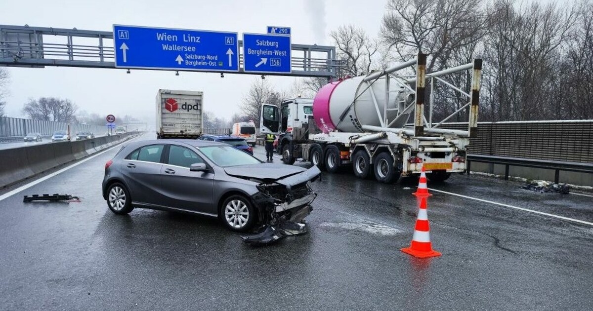 Sperre Der A1 - Stau-Chaos Nach Unfall Auf Westautobahn | Krone.at