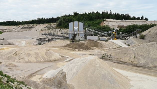 A gravel plant in Desselbrunn (symbolic image) is to be expanded (Bild: Markus Wenzel)