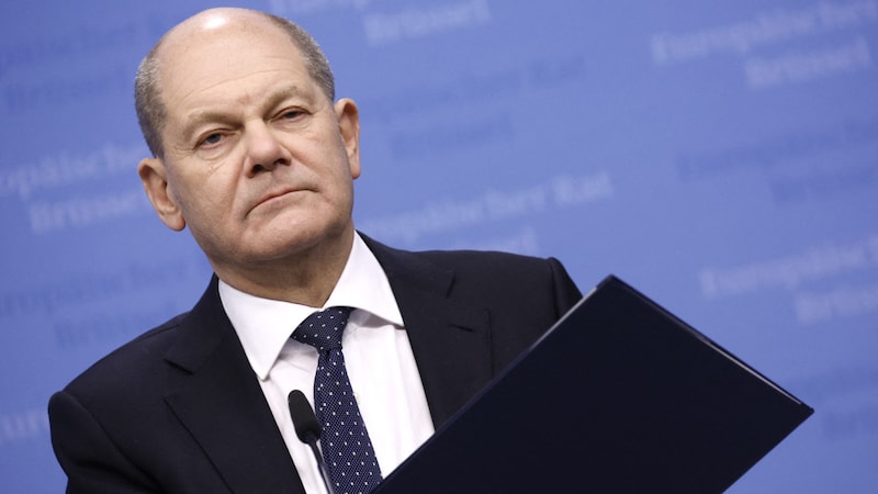 Germany's Federal Chancellor Olaf Scholz (SPD) (Bild: AFP)