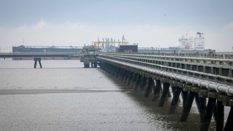 Terminal für Flüssigerdgas in Wilhelmshaven (Deutschland) (Bild: AFP)