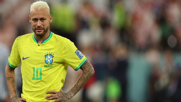 Brasilien-Superstar Neymar (Bild: APA/AFP/Adrian DENNIS)