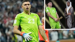 Emiliano Martinez spricht über seinen Penis-Jubel. (Bild: AP)