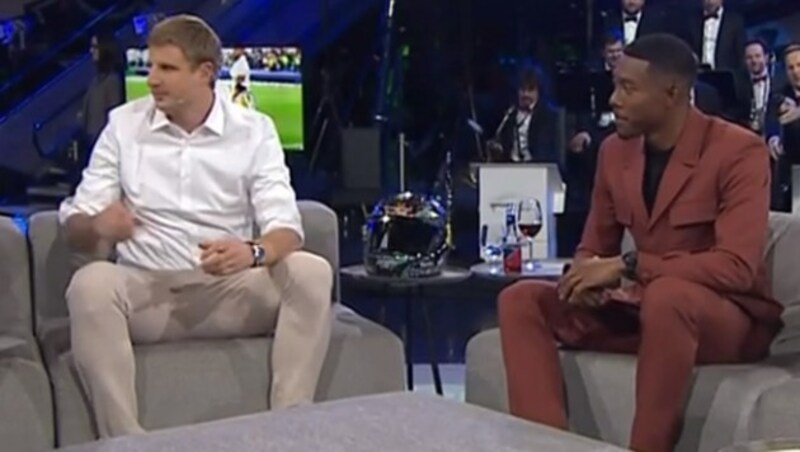 Martin Hinteregger und David Alaba (Bild: ServusTV (screenshot))