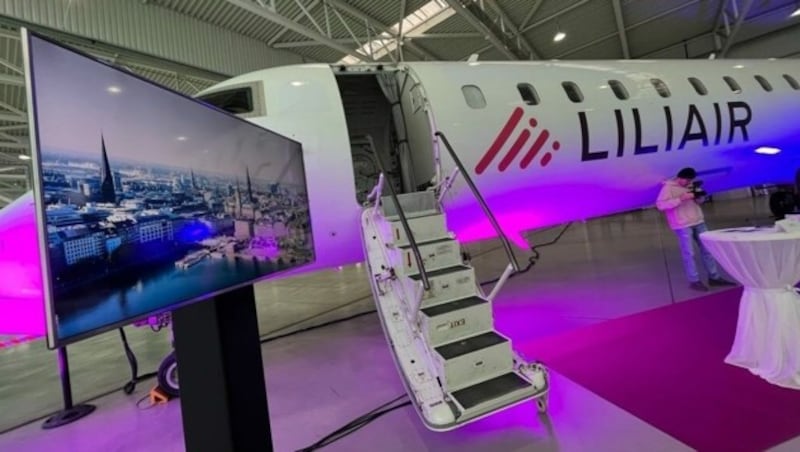 2022 wurde die Liliair-Fluglinie in Klagenfurt präsentiert (Bild: Uta Rojsek-Wiedergut)