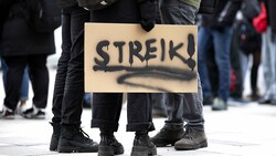 Demonstrierende Schüler in Wien (Bild: APA/TOBIAS STEIMAURER)