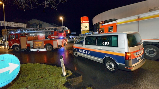 In Reutte vermutete man eine Explosion. (Bild: zoom.tirol)