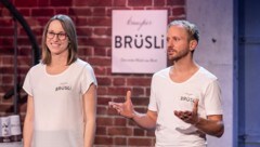 Sarah Lechner aus Obernberg am Inn und Michael Berger aus Wien überzeugten noch im Frühsommer 2021 in der Puls4-Fernseh-Show „2 Minuten 2 Millionen“. (Bild: Puls4/Gerry Frank Photography)