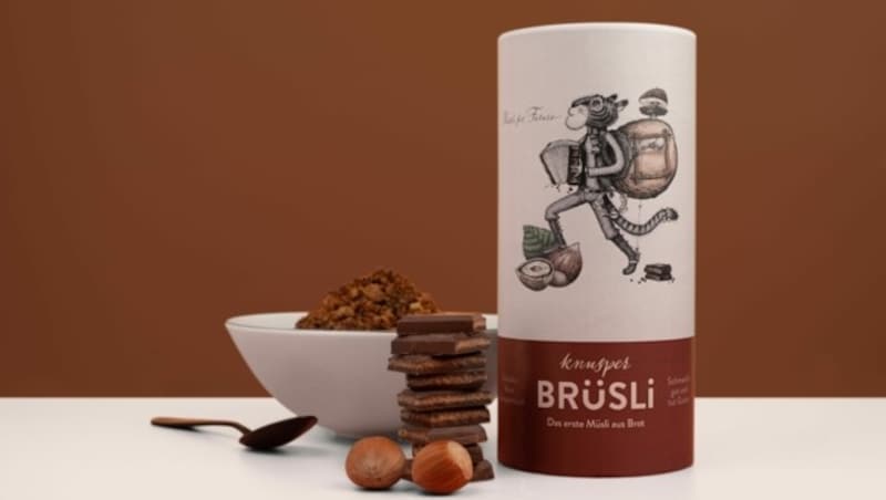 Das erste Müsli aus Brot ist nun ein Fall fürs Konkursgericht. (Bild: BRüSLi/Lara Hensl)