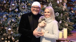 Besonderen Besuch bekommen Gerry Friedle (DJ Ötzi) und Tochter Lisa-Marie dieses Jahr an Heiligabend. (Bild: Scharinger Daniel)