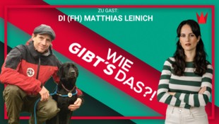 (Bild: krone.tv, Lawinenhundestaffel Salzburg)