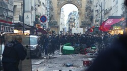 Der Tatort am Freitag im zehnten Pariser Stadtbezirk (Bild: Thomas Samson/AFP)