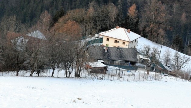 Der Hof liegt abgelegen am Berg bei Frantschach. Das gesamte Gelände ist hoch umzäunt. (Bild: Rojsek-Wiedergut Uta)