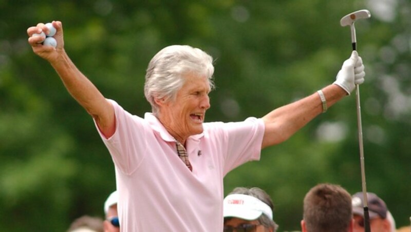 Kathy Withworth beim „Tournament of Champions“ im Locust Hill Country Club in Pittsford im Jahr 2006 (Bild: AP)