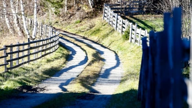 Auf diesem Feldweg in St. Andrä im Lungau passierte der tragische Unfall mit dem 15-Jährigen. (Bild: Gerhard Schiel)