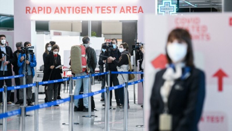 Flughafen in Mailand (Bild: AFP/Piero Cruciatti)