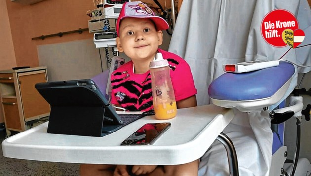 Seit fünf Jahren ist Lina regelmäßig im Spital, um Chemotherapien zu erhalten. (Bild: Pirkner )
