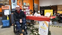 Carsten Hafeneder vor seinem Infostand im Hornbach Neu Rum. (Bild: Andreas Fischer)