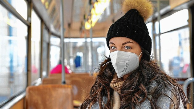 Derzeit herrscht bis Maskenpflicht in Öffis bis Ende Februar. (Bild: Jöchl Martin)