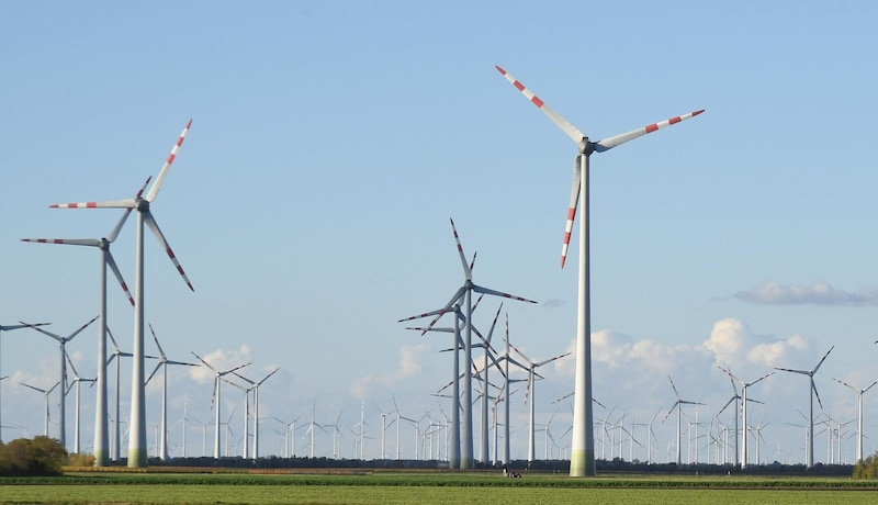 Die Burgenland Energie wirbt mit Strom aus erneuerbaren Quellen. (Bild: Huber Patrick)