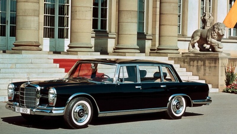 Ein besonderes Prunkstück des Autobaus im Jahr 1963 war der Mercedes-Benz 600 (W 100). (Bild: Mercedes-Benz)