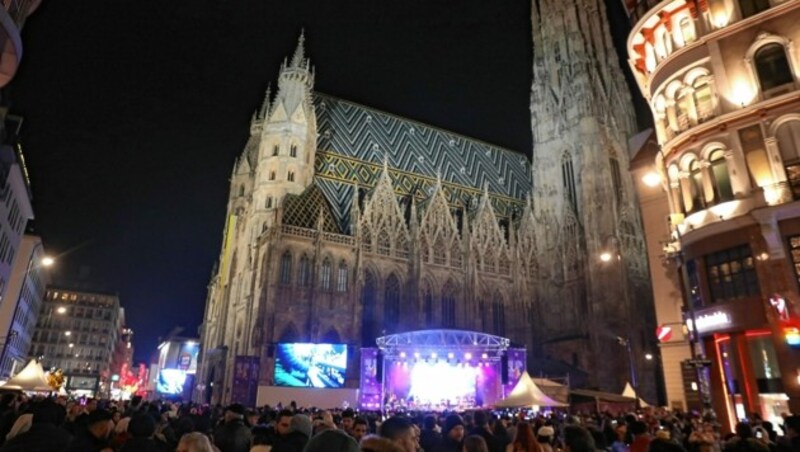 Der Silvesterpfad am Wiener Stephansplatz (Bild: Jöchl Martin)