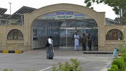 Der zivile Flughafen von Kabul. Afghanistan befindet sich seit Sommer 2021 wieder unter der Kontrolle der Taliban. (Bild: AFP)