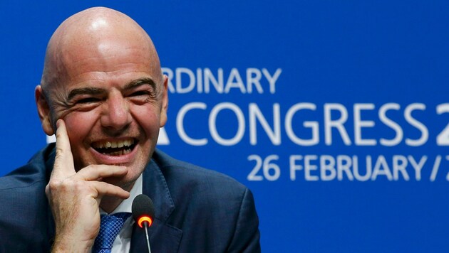 Am 26. Februar jährt sich die der Beginn der FIFA-Präsidentschaft der Walliser Supernase Gianni Infantino zum bereits siebten Mal. (Bild: REUTERS)