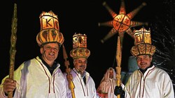 Die drei Könige von Metnitz - traditionell ohne Schwarzen. Dass einer aus Afrika stammen soll, wurde erst im 14. Jahrhundert erdacht - genauso wie die Namen. (Bild: Evelyn Hronek)
